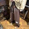 M-8XL Mărime mare, primăvară și vară, pantaloni de sport americani la modă, pantaloni largi, sport, drepți, pentru bărbați