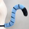 Realistic Animal Ears and Tail Soft Plush Halloween Costume Accessories for Kids Role Play and Theme Parties