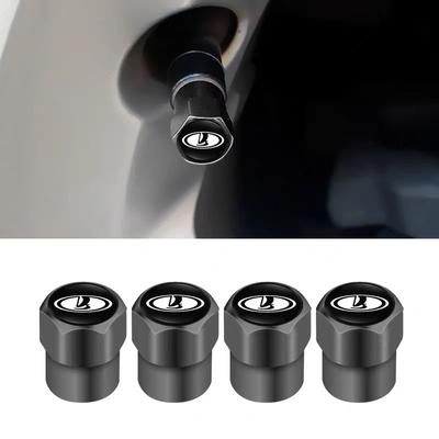 4Pcs 3D Styling Car Wheel Tire Valve Caps Stem Cap Accessories For Lada 2107 Largus 2106 Kalina Niva Vesta Priora Samara Granta
