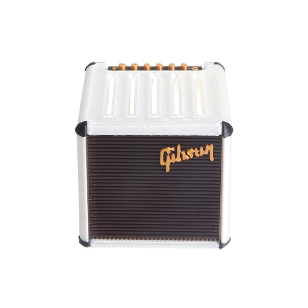 

Large-capacity Guitar Picks Case Dustproof Tuner Strings Storage Case for Bass Guitars Ukulele белый