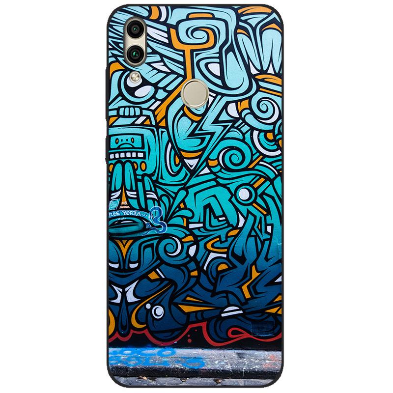 For Huawei Honor 8C 8 C Shockproof Protective Phone Case on Honor 8C Fashion Silicone Cover Honor8C Case 6.26" Honor 8C Case