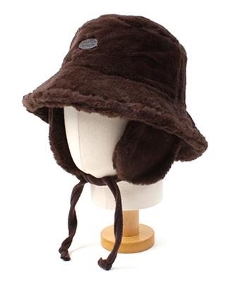 Yunibeosyeolkemiseuteuli Brown Fur Earflap Bucket Hat