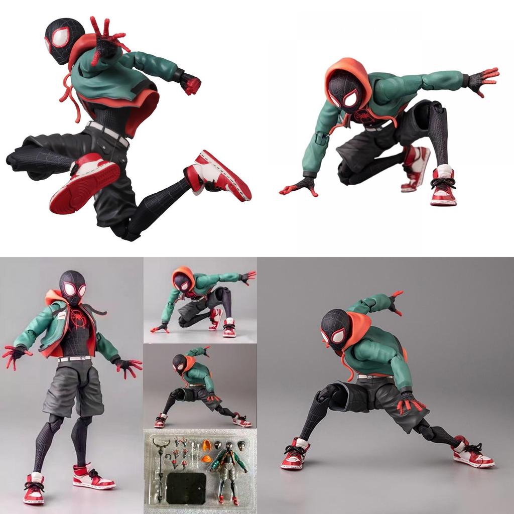 Marvel Shf Spider-man Paralelní vesmír 2 Miles PVC Akční figurka Model Velkoobchod/Dropshipping
