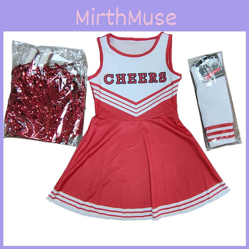 High-quality Polyester Lala Cheerleader Dress Set Performance Outfit For Women