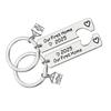 2025 Housewarming Stainless Steel Keychain Set Stylish Keyrings Pendant For New Homeowners And Thoughtful Gifts