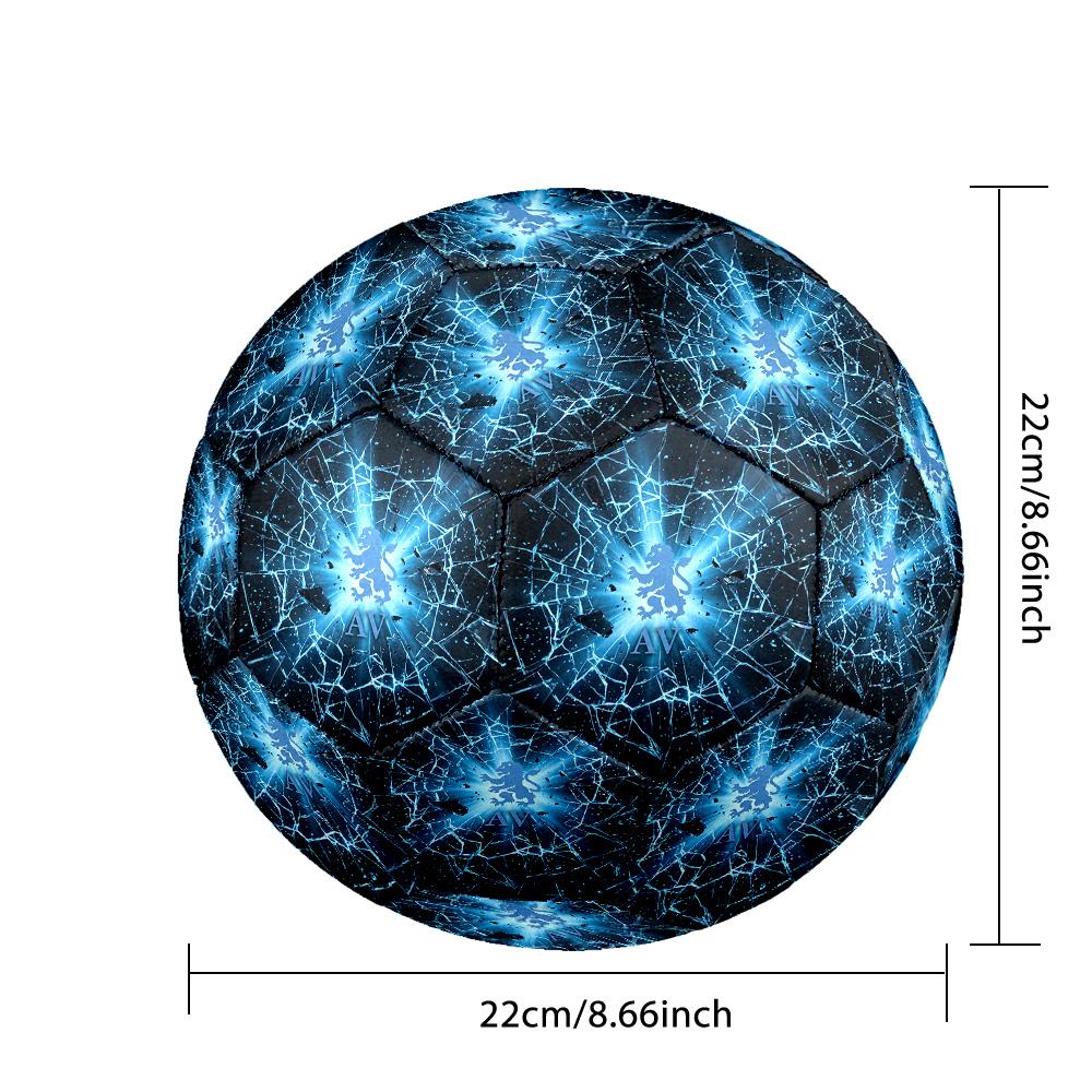 Aston Villa FootballPrinted Size 5 Soccer Ball, Anti Slip Adult Match Football Souvenir for Football Fans