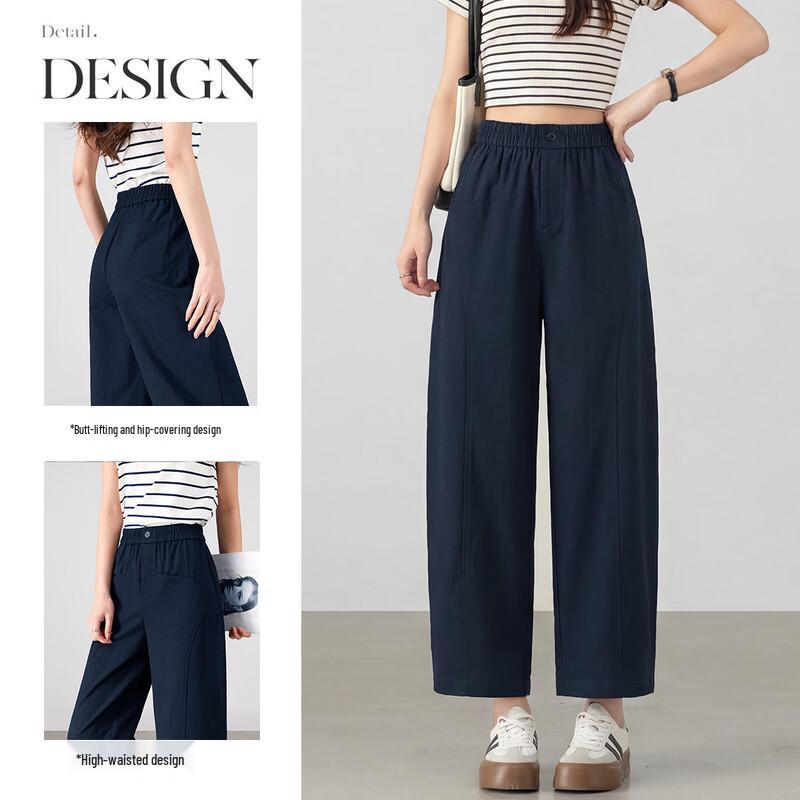 Women's Elegant Cropped Balloon Pants