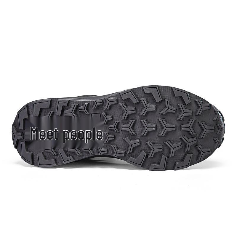 Men's High-Top Tactical Desert & Hiking Boots - Large Size