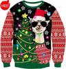 3D Printed Xmas Sweatshirts Mens Ugly Christmas Sweater Funny Fashion New In Sweaters Ugly Sweaters Christmas Jumper Men Clothes
