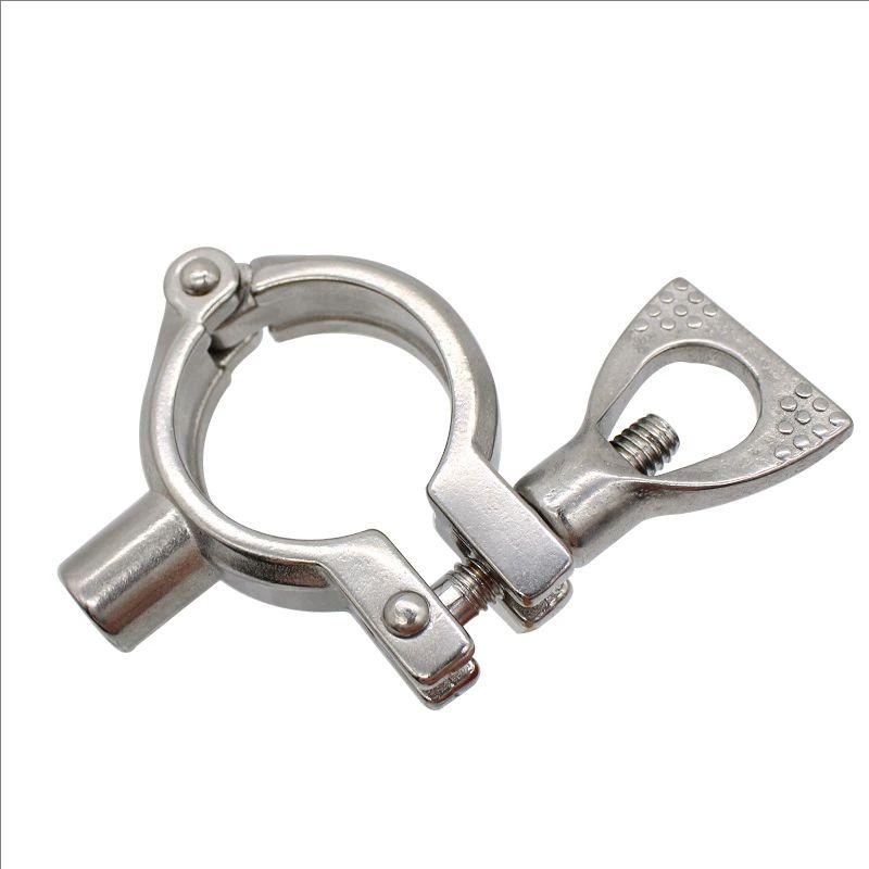 5/8" 15.8 Welding 12.7 19 25 32 38 -152mm 1/2"-6" Tube 304 Stainles Sanitary Clamp Clip Holder Pipe Bracket Support Homebrew
