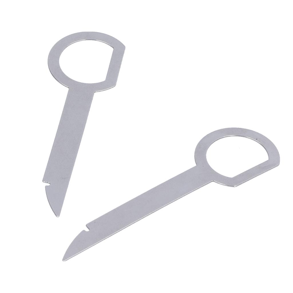 Car Stereo Radio Release Keys Ergonomic Portable Metal Removal Install Tool Universal