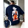 Plus Size Dragon Ball Anime Printed Men and Women Tshirt Summer Casual Parent Child Tops Harajuku Style Y2K Streetwear Fashion