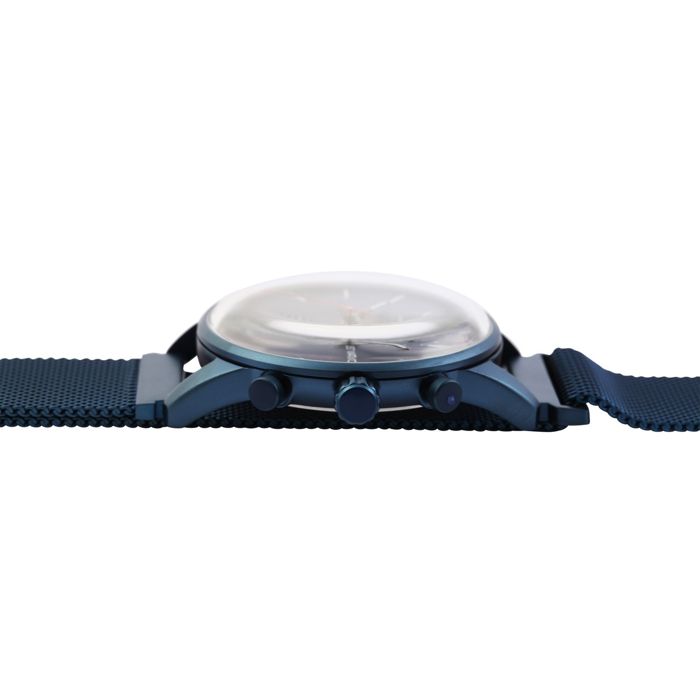 Montre - JW20140-003 - Bleu - Bracelet maille milanaise acier - Étanchéité 3 ATM