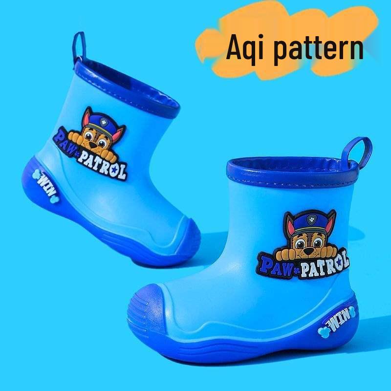Paw Patrol Kids' Non-slip Fleece-Lined Waterproof Rain Boots for Toddlers & Infants