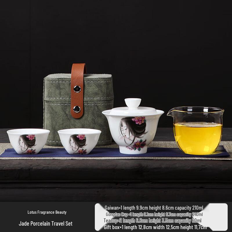 Shangqi Portable Ceramic Travel Tea Set