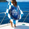 Football Empoli Crest Beach Towel - Soft, Absorbent Microfiber, Lightweight, Ideal for The Beach, Parties, Travel, Camping fan gifts