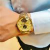 AOKULASIC Men Wristwatch Automatic Mechanical Military Sport Tourbillon Male Clock Top Luxury Stainless Steel Watch Gift 525