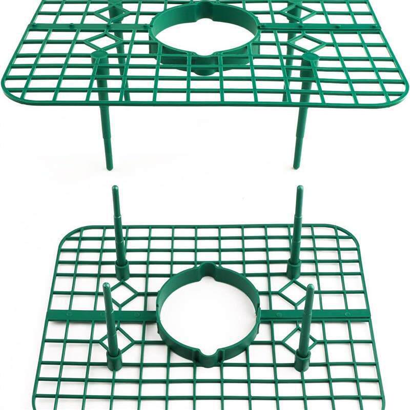 Greenhouse Strawberry Plant Support Frame - Garden Balcony Climbing Vine Rack, PP Material.