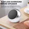 Yousheng Portable Speaker with 360-degree Surround Sound High Bass Effect Bluetooth-compatible 5.0 Music Speaker