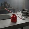 Manual Oil Can Carbon Steel Body Pump Action Leakproof Design Lubrication Oiler with Flexible