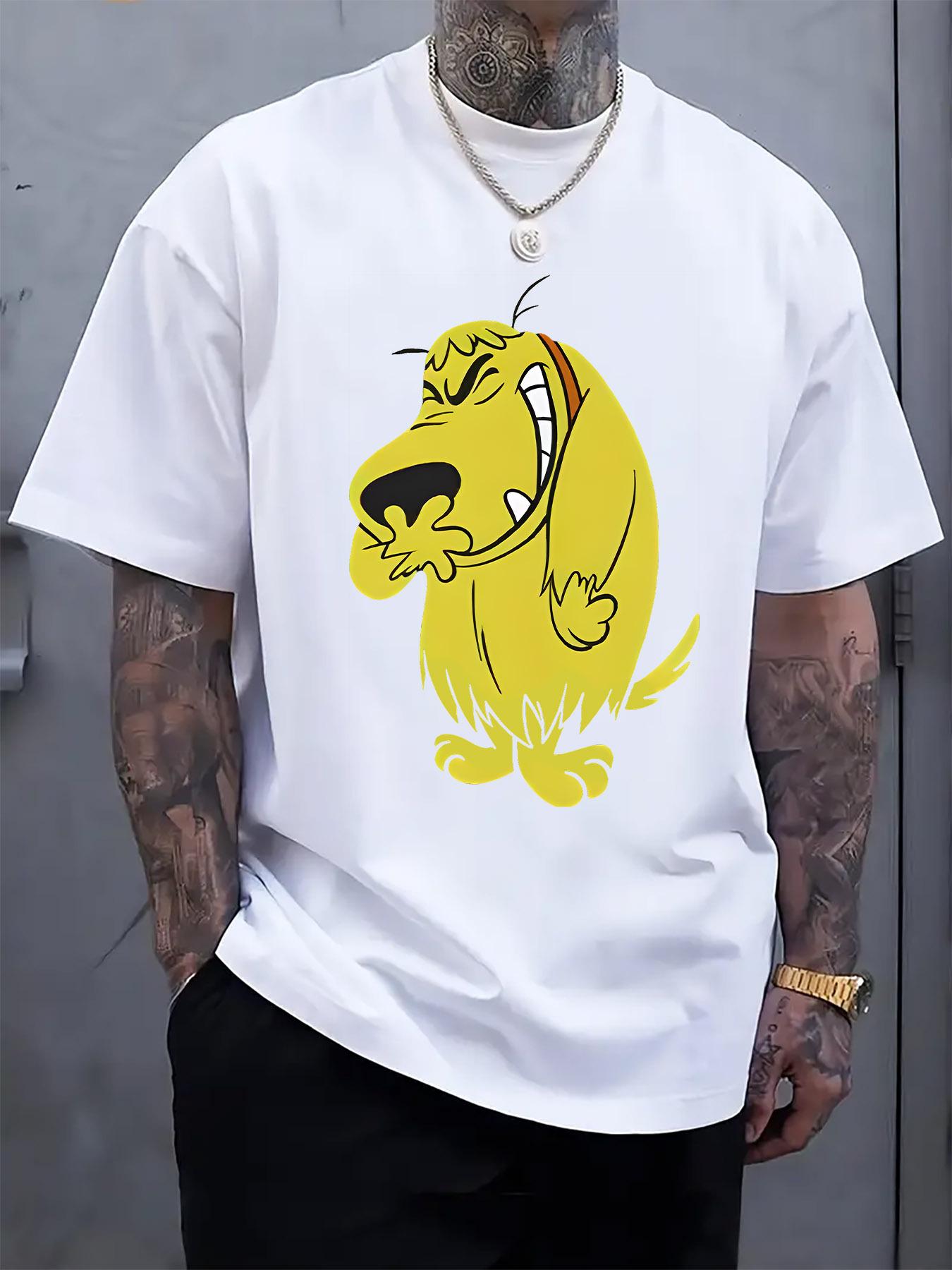 Angry Cartoon Dog Graphic Tshirt - 95% Polyester 5% Elast... M