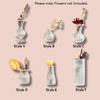 5/10Pcs Mini Vase Refrigerator Magnet DIY Home Office Kitchen Locker Fridge 3D Miniature Resin Flower Vase Pot Magnetic Decoration Ornament