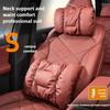 Luxury Leather Car Neck Pillow Car Waist Cushion For Mercedes Benz AMG W206 W204 W205 W212 W213 W221 W222 W223 W251 W211 W240 W