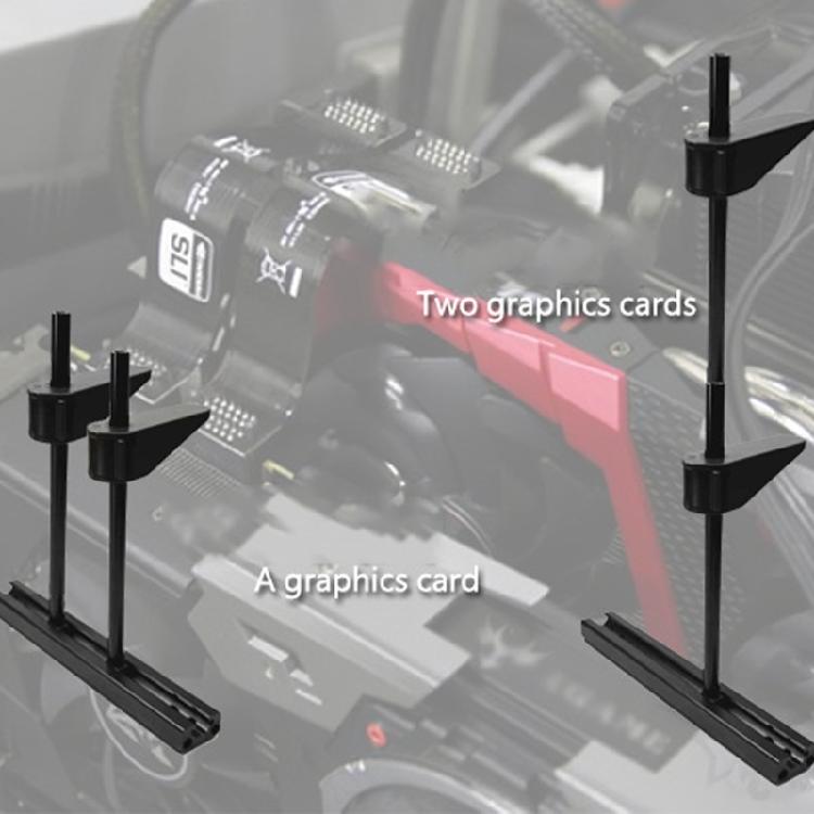 Aluminum GPU Support Bracket for Big Graphics Card Stand Ensures Video Card Stable Position GPU Stand Enhances Stability