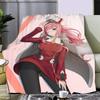 Sexy Girl ZERO TWO DARLING Printed Blanket Picnic Blankets Warm Blanket Soft and Comfortable Blanket Home Travel Birthday Gifts