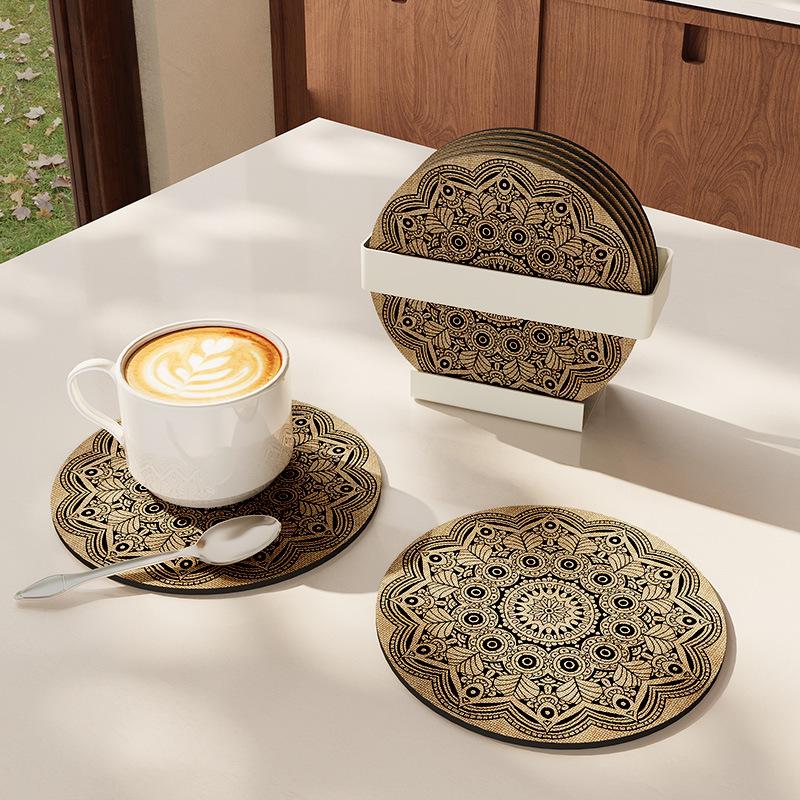 

Table Mat, Heat Insulation Mat, Anti-Scalding Table Coaster, Bowl Mat, Vegetable Mat, Plate Cup, Placemat, Non-Slip Plate And Pot Mat. 10x10cm