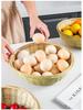 Creative Farmhouse Bamboo Woven Storage & Sieve Basket for Kitchen & Vegetable Use