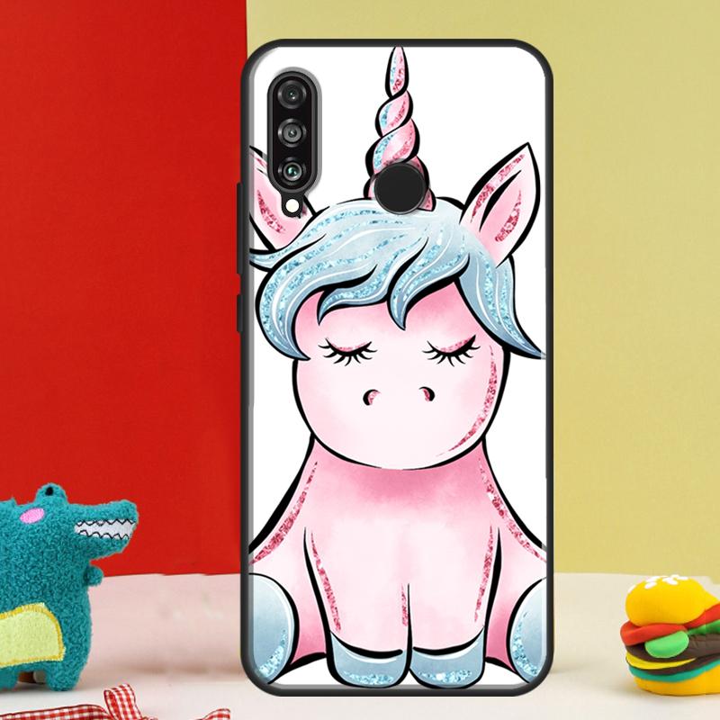 Cute Rainbow Unicorn For Huawei Nova 5T 9 10 SE 12i 12s 11i Y91 Y90 Y60 Y70 Y72 Y61 P60 P30 Pro P20 P40 Lite Case