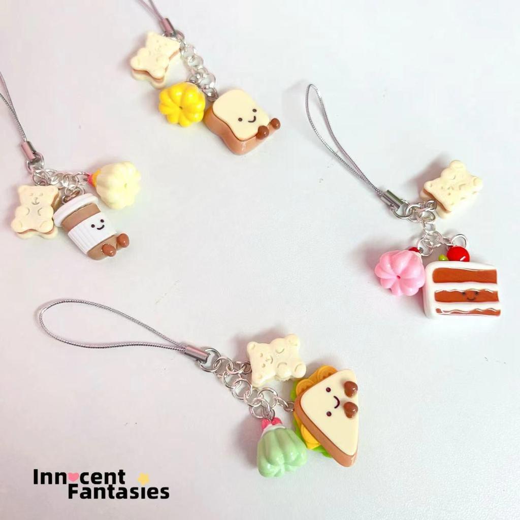 Girlish Cartoon Charm: Cute Mobile, Bag, and Car Key Accessory