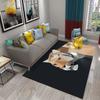 Animal Dog Carpet Abstract Geometric Puppy Rug Pet Wildlife Rugs for Adults Teens Kids Bedroom Living Room Large Area Floor Mat