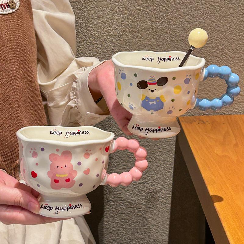 Give girls birthday gifts, cute puppy goblets, ceramic mugs, gift boxes, girlfriends and friends souvenirs