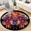 1PC Traditional Design Office Round Rug, Non slip, Soft and Durable Office Rug for Interior Decoration, Perfect for Office