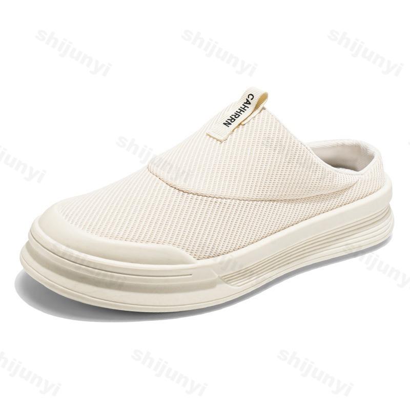 Men's Fashion Home Slippers 2025 Autumn Anti Slip Comfortable Breathable Outdoor Casual Slippers Indoor Platform Casual Shoes