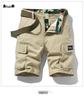 Herren Sommer Cargo Shorts - Vielseitige Japanische Trend 5-Punkt Hose