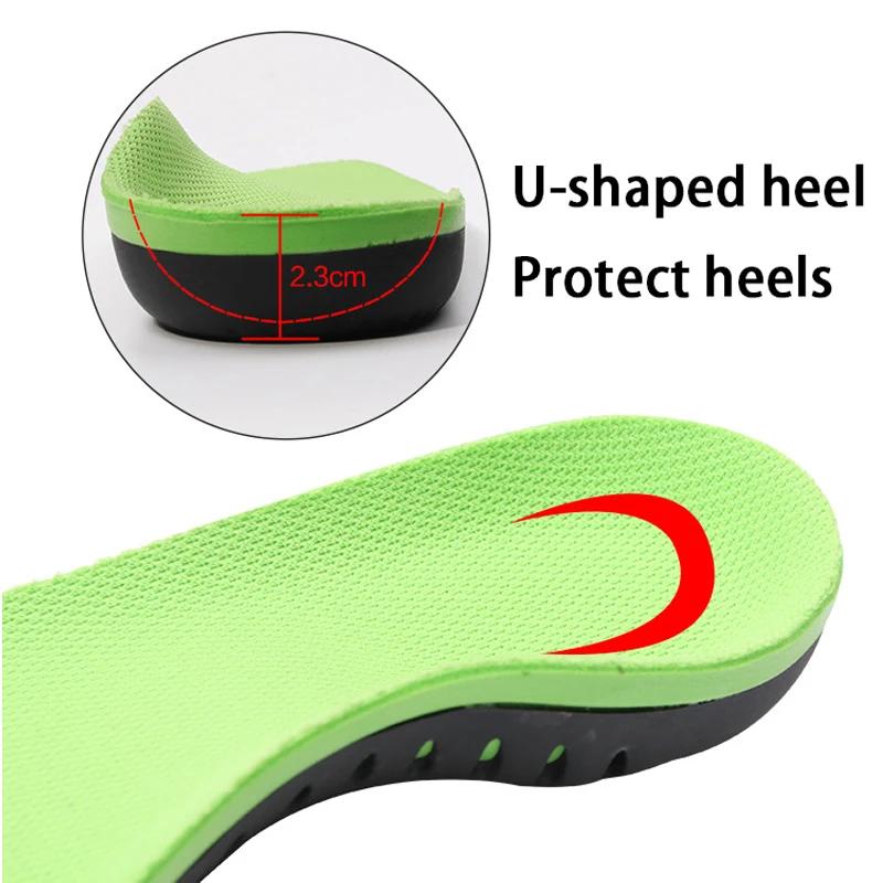 2/4PCS Arch Support Orthopedic Insoles Flat Feet Plantar Fasciitis Insoles GEL Shock Absorbing Soles Soft Elastic Sports Insoles
