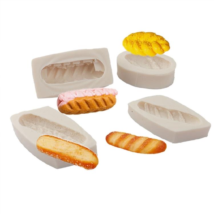 Realistic Food Silicone Mold Artificial Cake Fake-Bread Biscuit-Resin Mold Bread