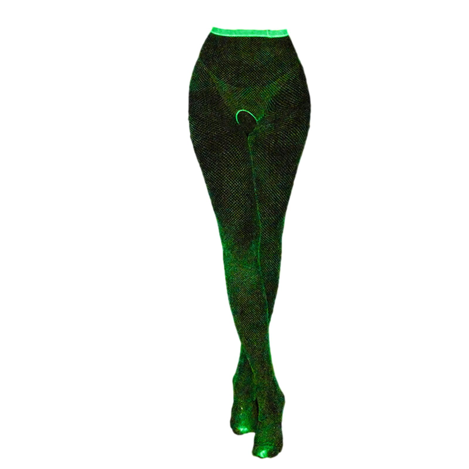 Tights Tights Glow in the Dark Fishnet Stockings Leggings Glowing Fishnet Socks 1