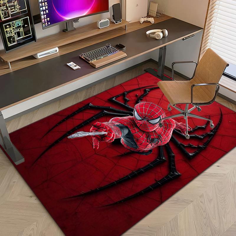1PC Spider-Man Rug - home decoration Carpet For Living Room Bedroom Flooring Computer Chair Area Rug