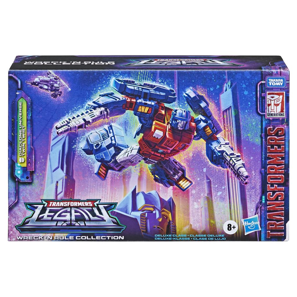 Transformers Generations Legacy Legacy Wreck & Rule Collection Diaclone Universe Twin Twist, Ages 8+, 5.5-inch (Amazon Exclusive)
