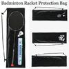 Thickened Fluff Badminton Racket Storage Bag Wear-resistant Sport Supplies Protective Cover Large Capacity Racquet Pouch