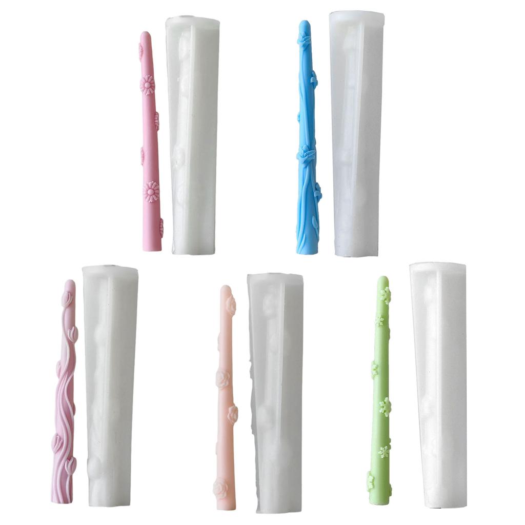 Heat Resistant Long Silicone Candle Mold Eco Friendly Silicone Mould for Long Bar Candles Perfect for Various Occasions