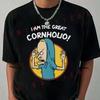Beavis En Butthead Ik Ben De Grote Cornhole! T-shirt Moto Rijders Heren Casual Ronde Hals Tops T-shirt