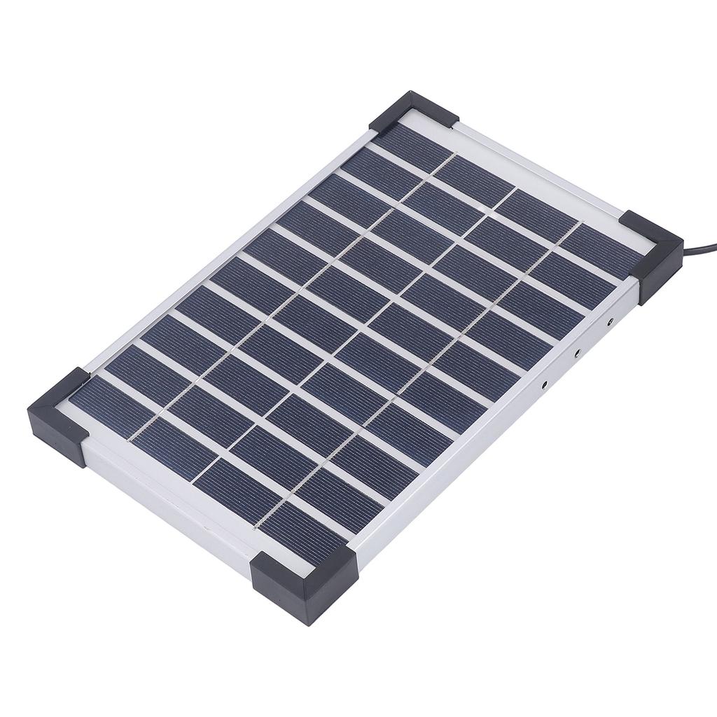 Solar Water Pump Kit 5W 75cm Height 180cm Lift Efficient Solar Fountain Pump with 6 Nozzles for Outdoor Garden DC 10V