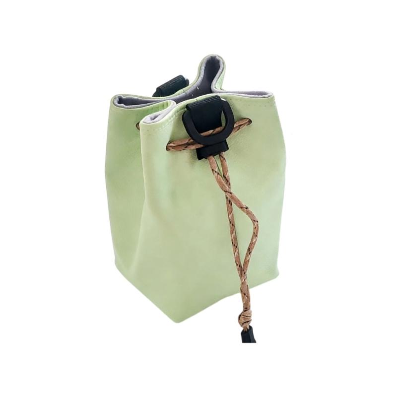 PU Leather Camera Bucket Bag Soft Camera Bag DSLR Insert Handbag Drawstring Easy Carrying Lens Case For Outdoor Travel