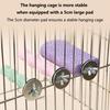 Resin Bird Perch for Claw & Beak Grinding, Anti-Scratch Parrot Standing Stick, Durable Foot Health Trimmer for Budgie Cockatiel Cage Accessories