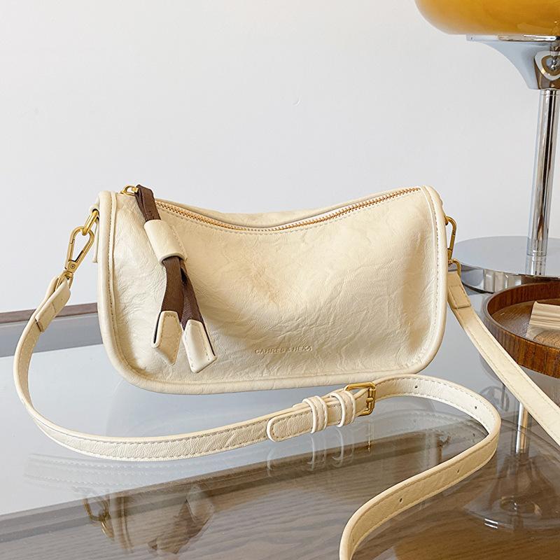 

Bags are popular this year, soft leather bags 2025 new broadband shoulder messenger bags, summer casual pillow bags for women